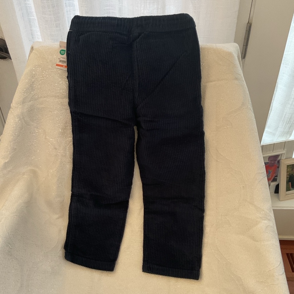 Children's Navy Corduroy Trousers - Picture 2 of 3
